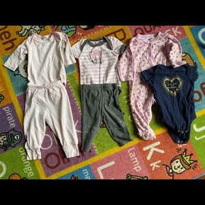3 6-9Month outfits - HB, Wee Play and Kissy Kissy